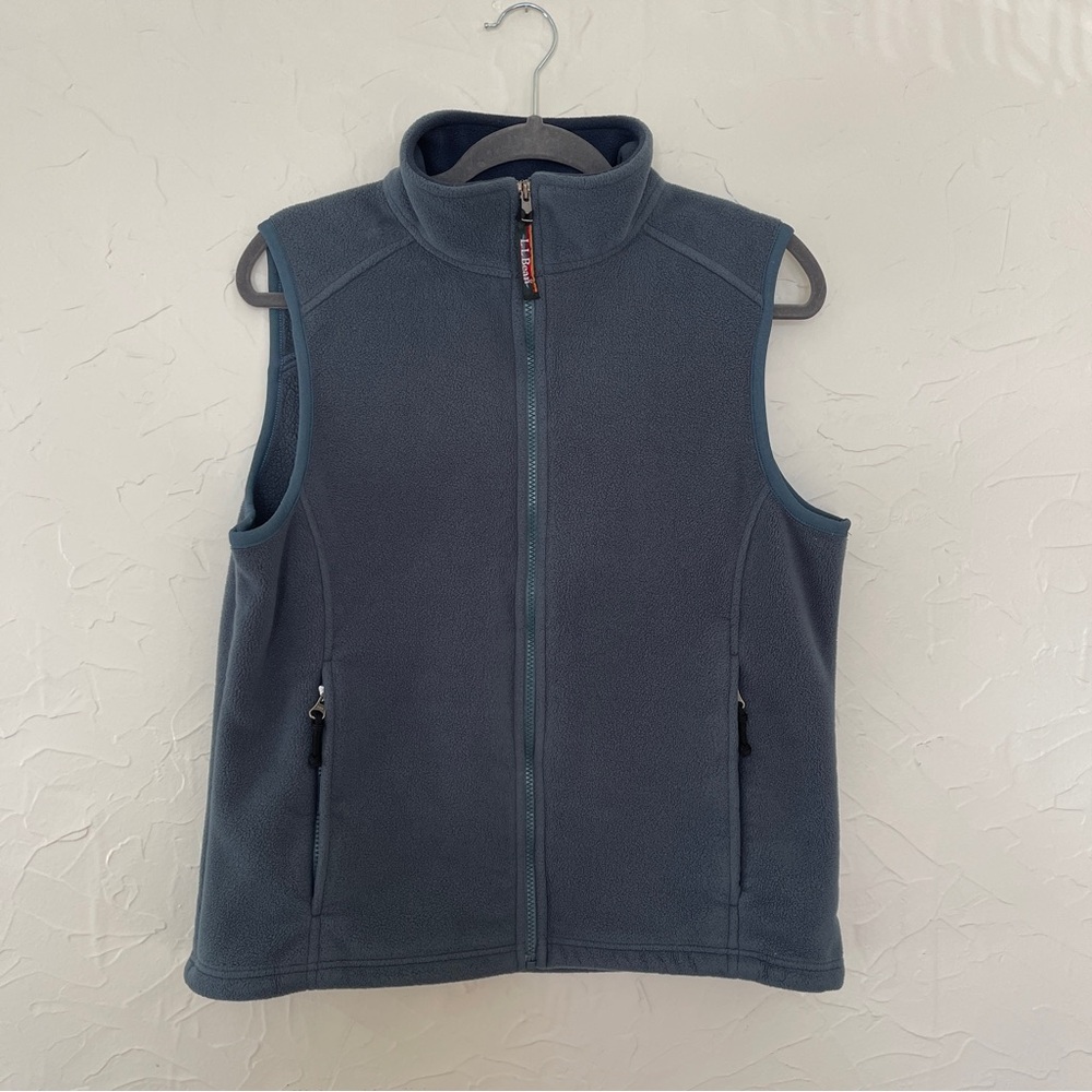 L.L.Bean full-zip fleece vest. Women’s size M Medium